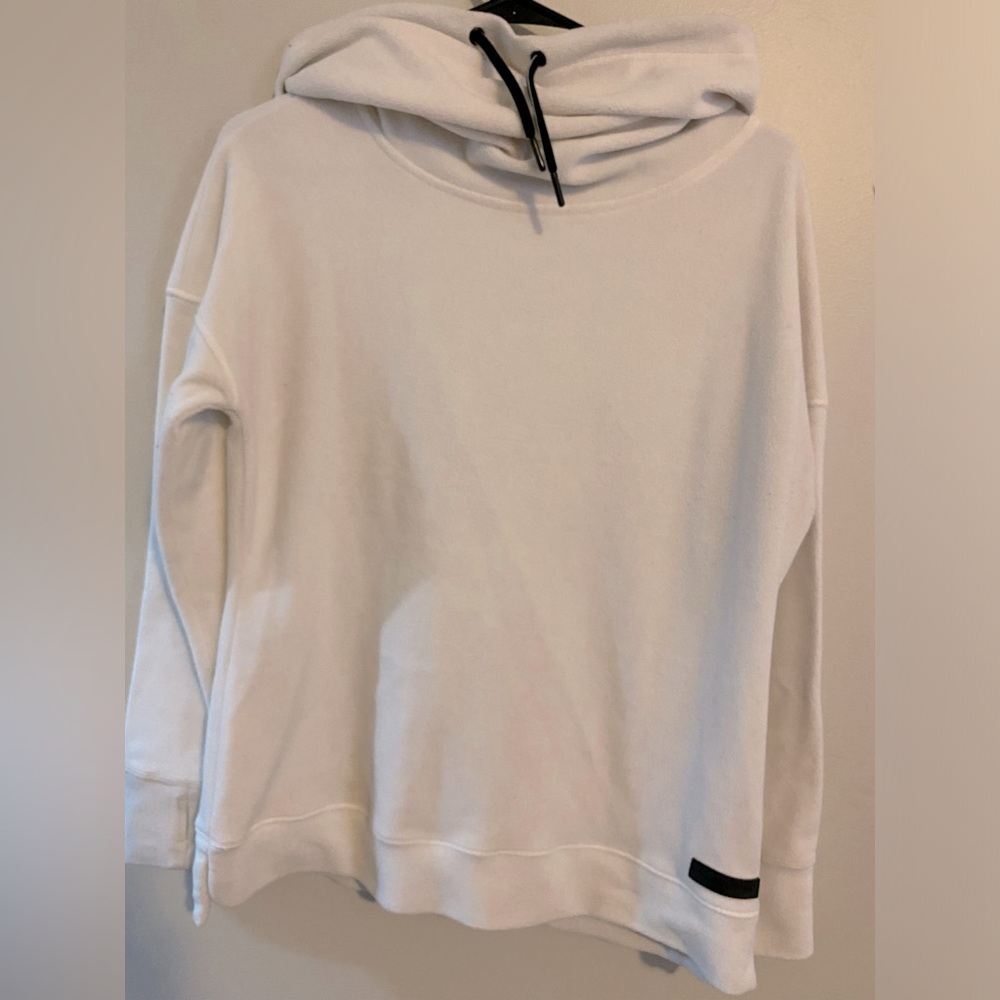 Women’s white Calvin Klein fleece pull over